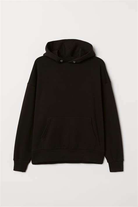 Handm Oversized Hoodie Black Ladies Handm Us Oversize Hoodie