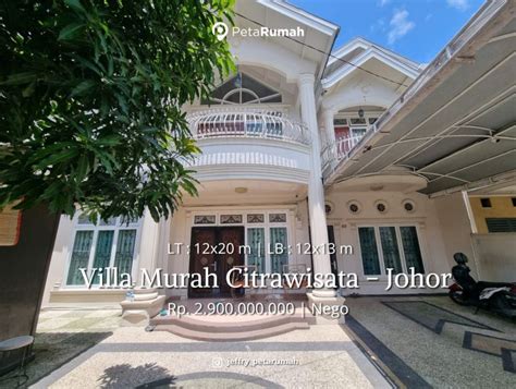 Dijual Cepat Villa Mewah Komplek Citra Wisata Jalan Karya Wisata Johor