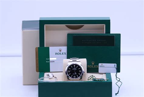 Rolex Explorer I Mm Black Dial Mk Ii Box Papers