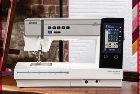 Janome Horizon Memory Craft 9480 QCP Sewing Machine River City Sewing