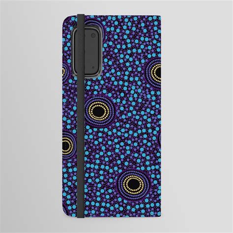 Authentic Aboriginal Art Spots Android Wallet Case By Hogarth Arts