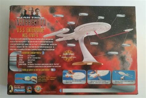 New Playmate Uss Enterprise Ncc 1701 E Star Trek Insurrection Starship 1998 4583969955