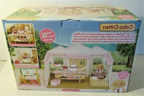 NEW Calico Critters Village Cake Shop Play Set