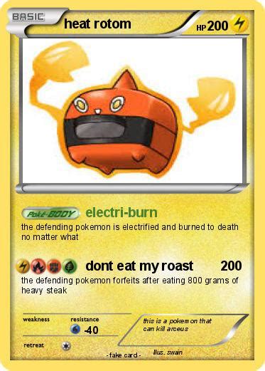 Pokémon heat rotom 12 12 - electri-burn - My Pokemon Card