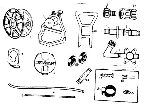 Suncast Hose Reel Parts Diagram