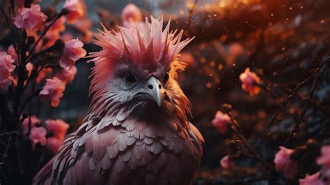 Premium Ai Image There Is A Bird With A Mohawk Sitting In A Bush