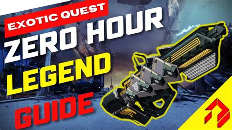 Full Zero Hour Legend Guide How To Get Outbreak Perfected Catalyst In