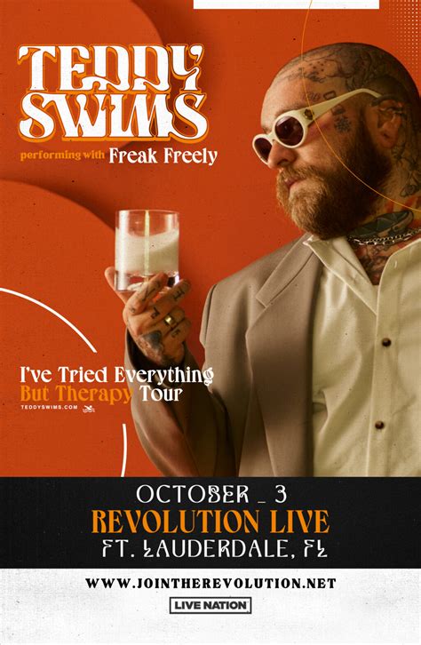 Teddy Swims Ive Tried Everything But Therapy Tour Revolution Live