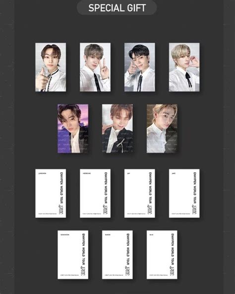 Preorder Enhypen Fate Tour Merch Windbreaker Photocards Only On Carousell