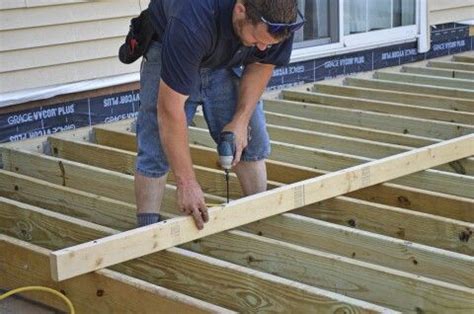 Leveling Joists Jlc Online Diy Deck Building A Deck Deck Design Plans