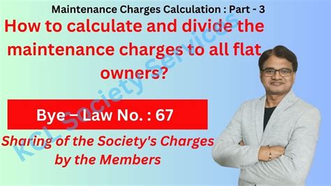 How To Calculate Society Maintenance Charges Of All Flat Owners