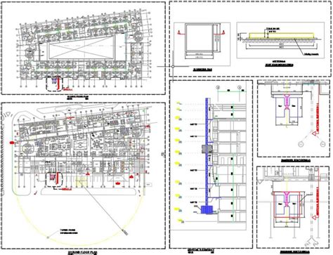 Passenger Lift And Lobby Design Autocad D Drawing Plan N Off