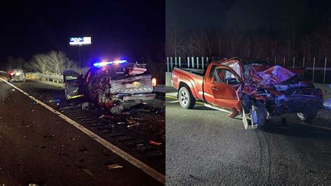 Mass State Police Trooper Among 3 Injured In Route 24 Crash