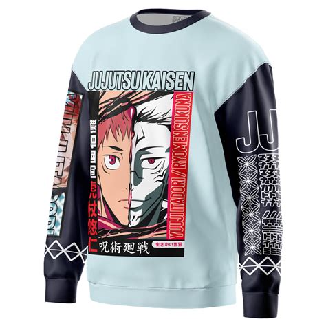 Itadori Yuuji X Ryomen Sukuna Jujutsu Kaisen Streetwear Sweatshirt Anime Ape