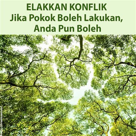 Elakkan Konflik Jika Pokok Boleh Lakukan Anda Pun Boleh Persatuan