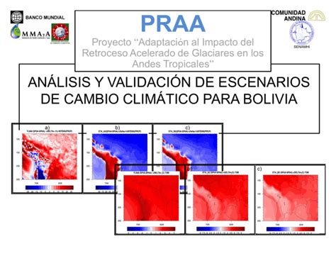 análisis y validación de escenarios de cambio climático