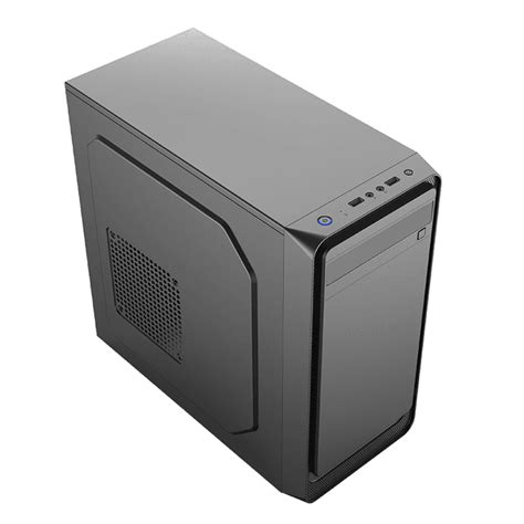 Gabinete PowerX 6503BK Mini Tower Black MATX Terabyte