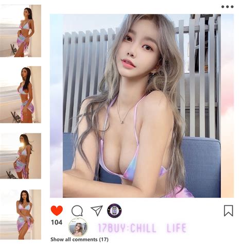 17buy 夢幻漸層暈染比基尼 三件式附披紗 性感比基尼 丁字比基尼 bikini 歐美比基尼 比基尼泳衣 泡湯 溫泉 蝦皮購物