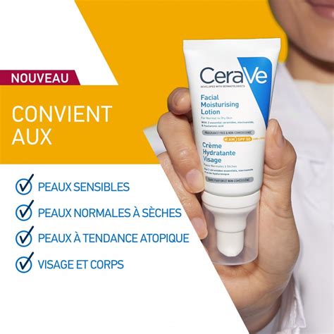 Cerave Offre Cr Me Hydratante Visage Spf Peaux Normales S Ches Ml