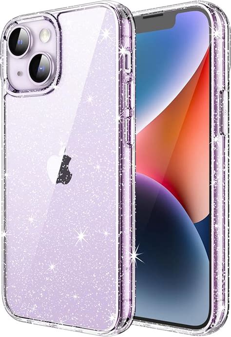 JETech Funda Glitter para iPhone 14 6 1 Pulgadas Carcasa Teléfono