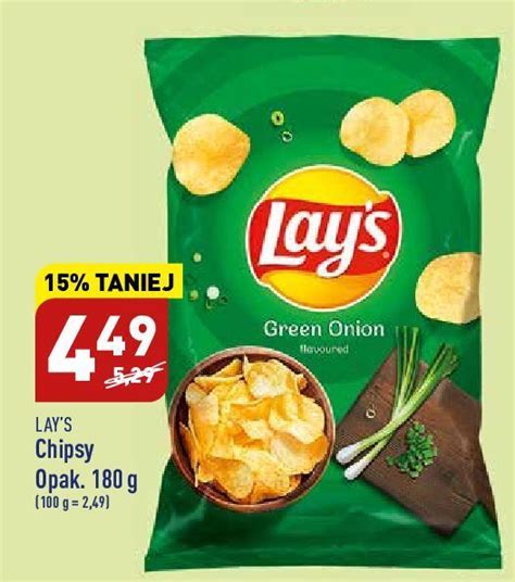 Promocja Chipsy Zielona Cebulka Lay S W ALDI