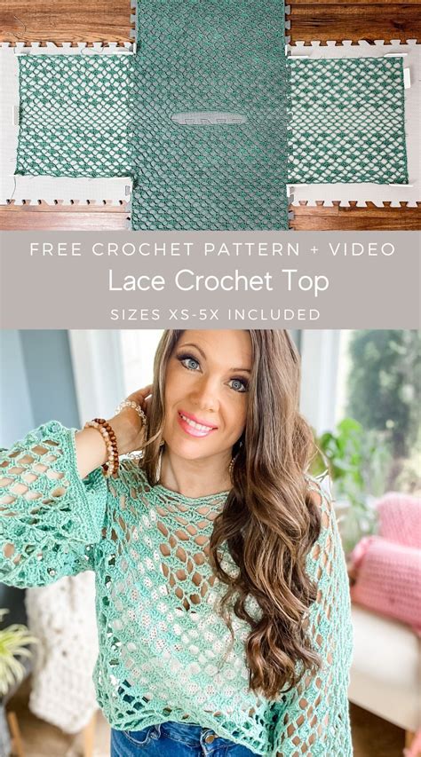 Free Crochet Pattern Easy One Piece Lace Crochet Top Artofit