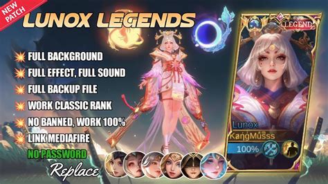 New Script Skin Lunox Legends No Password Full Effect Voice New