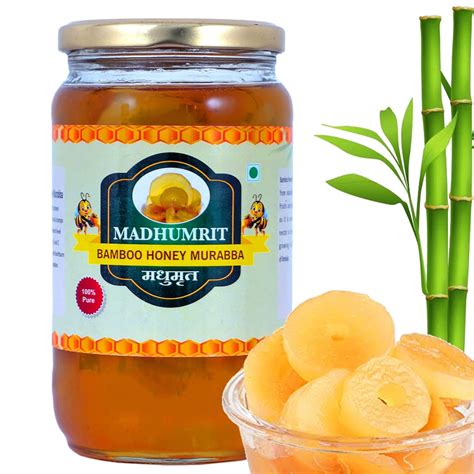 Madhumrit Homemade Bamboo Murabba With Raw Forest Honey Helps