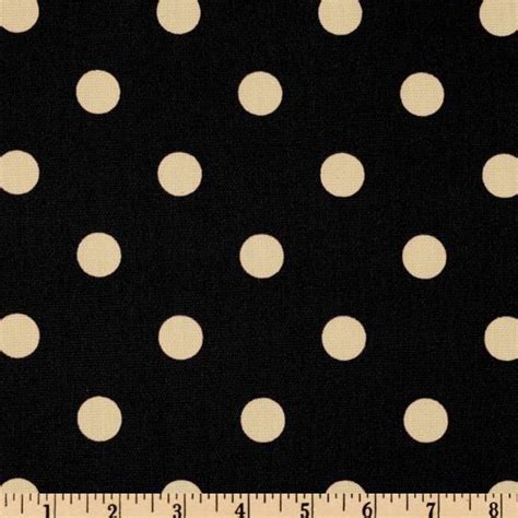 Tan Polka Dot Laminated Fabric