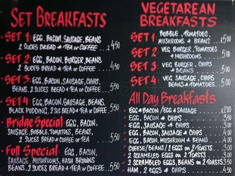 Bridge Cafe Menu, Menu for Bridge Cafe, Bethnal Green, London - Zomato UK