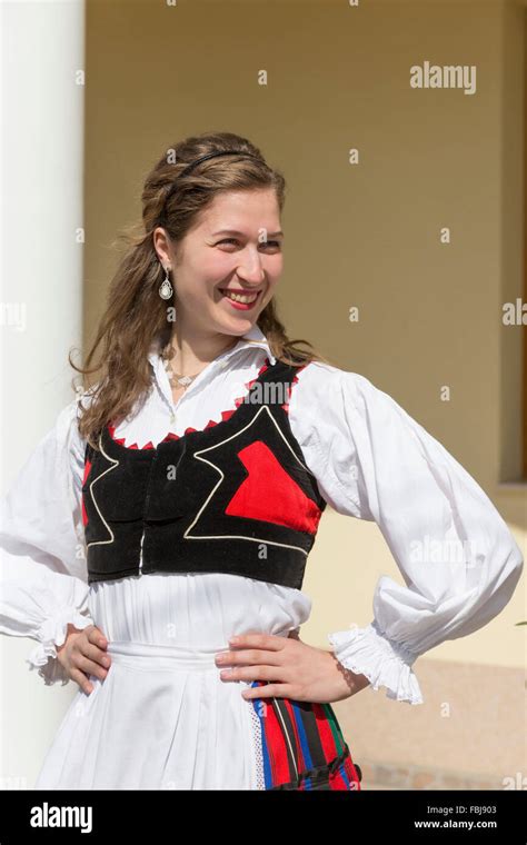 Woman In Traditional Hungarian Dress Hi Res Stock Photography And