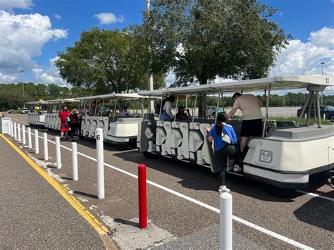 Breaking Parking Lot Trams Return To Epcot First Time In Over 3 Years