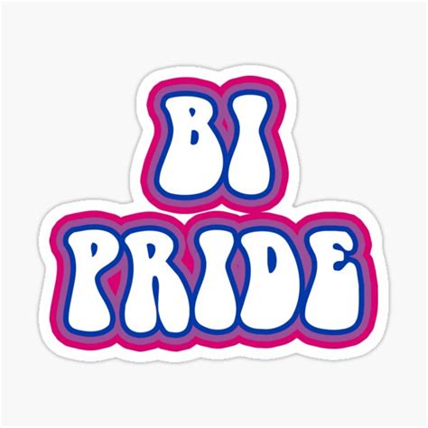 Bi Pride Sticker For Sale By Charislit Redbubble