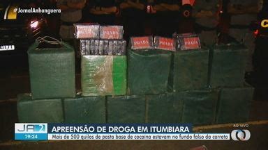 JA 2ª Edição Polícia apreende mais de 500 kg de pasta base de cocaína