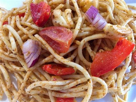 Mediterraner Spaghettisalat Mit Pesto Rosso Kochen Gut Kochengut De