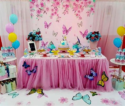 Decoración Temática Mariposas Butterfly Themed Birthday Party