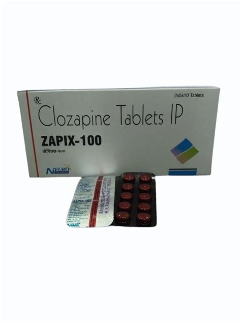 Zapix Clozapine Mg Tablets At Rs Stripe Sizopin Tablet In