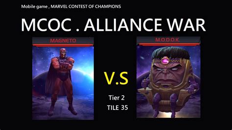 Marvel Mcoc Aw Node 35 Magneto Vs Modok 紅萬磁vs魔多客 Youtube