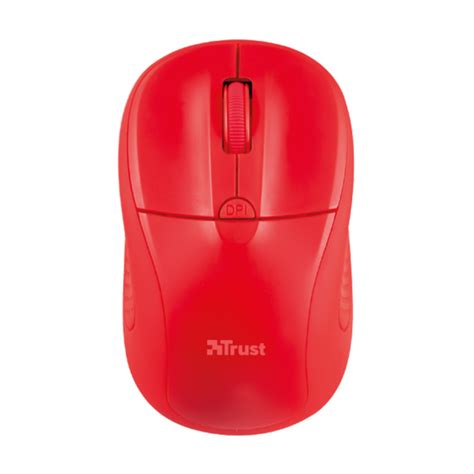 Беспроводная компьютерная мышь Trust Primo Wireless Mouse Red 1600 dpi ...