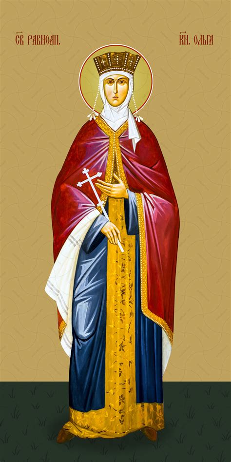 Buy The Image Of Icon Olga The Holy Princess Equal To The Apostles