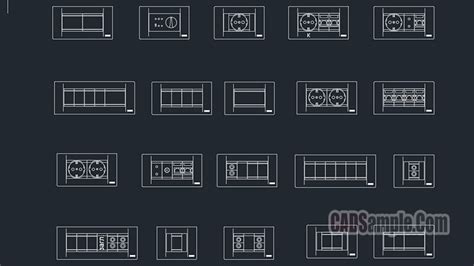 Electrical Sockets Switches Cad Blocks