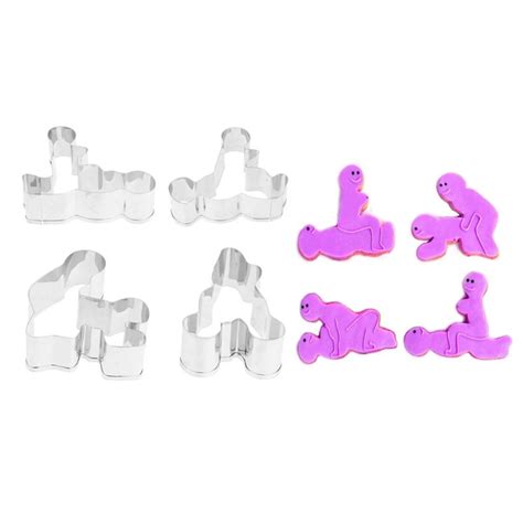 4pcsset Cookie Cutter Adult Sex Love Biscuit Cutters Cookie Etsy