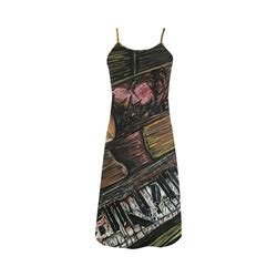 Black And White Music Keyboard By Artformdesigns Alcestis Slip Dress