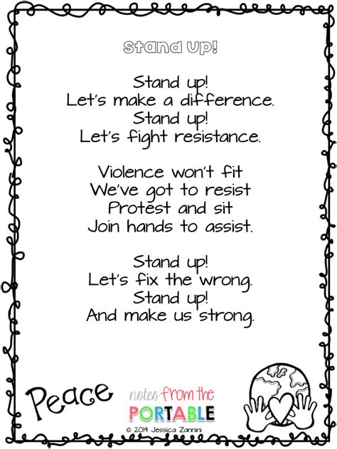 Stand Up! - A Poem for Black History Month - Notes from the Portable