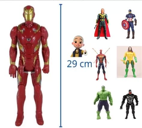 Boneco Vingadores 30 Cm Articulado C Luz E Som Heroes R 114 em São