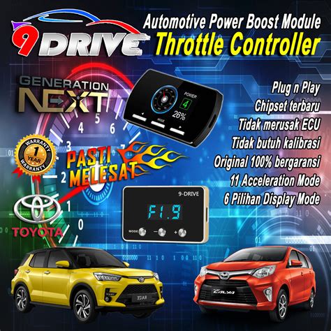 Jual 9 DRIVE 898 THROTTLE CONTROLLER PIGGYBACK TOYOTA 898 REMAP ECU