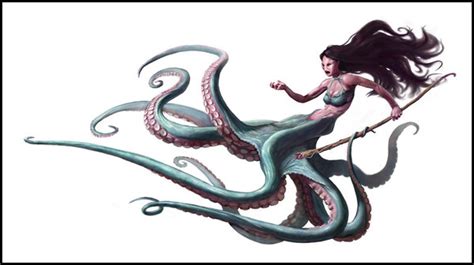 Pin By Proto Man On Mythical Creatures Octopus Mermaid Mermaid Art