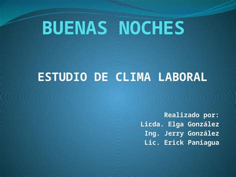 PPTX ESTUDIO DE CLIMA LABORAL DOKUMEN TIPS