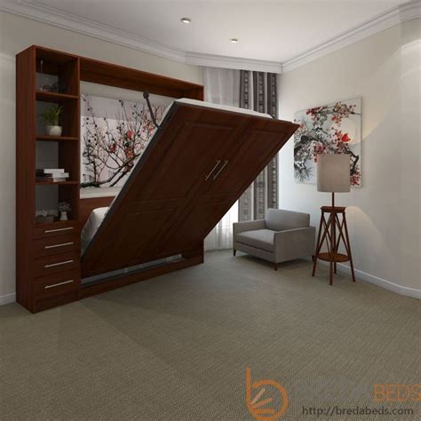 Metropolitan Murphy Bed With Hutch Murphy Wall Bed Bredabeds