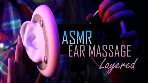 Asmr Ear Massage 👂 Layered For Intense Tingles 👂 No Talking Youtube